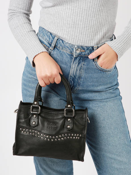 Sac Bandoulière Basilic pepper Noir glam BGLA72 vue secondaire 2