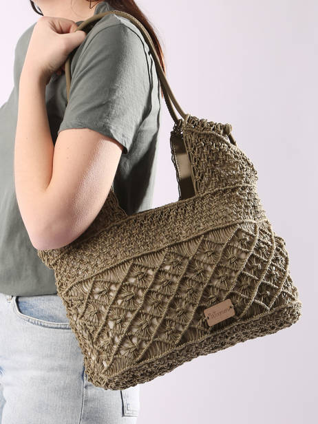 Sac Porté épaule Tanaisie Jute Woomen Vert tanaisie WTAN04 vue secondaire 1