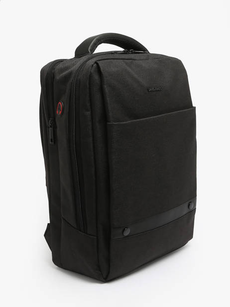 Backpack David jones Black business PC038A other view 2