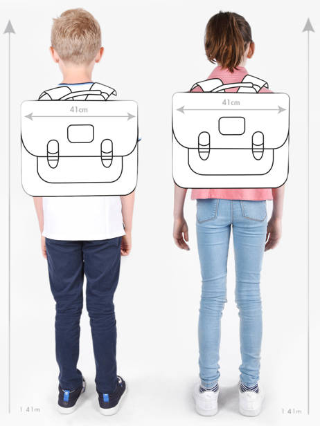 1 Compartment Satchel Kipling Blue back to school KI3652 other view 1