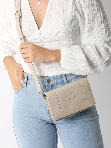 Sac Bandoulière Maastricht Cuir Nathan baume Beige mondrian 4 vue secondaire 1