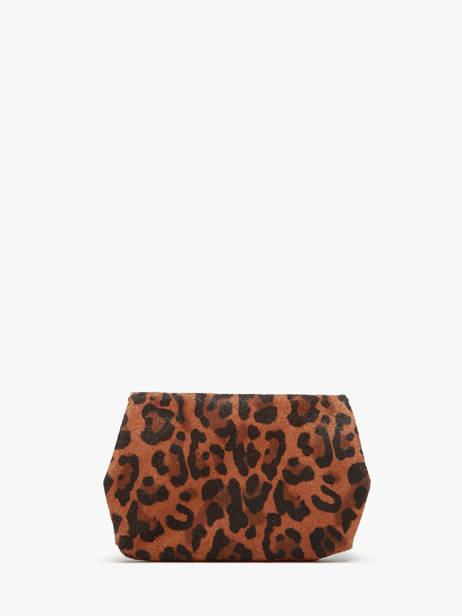 Coin Purse Leather Paul marius Black leopard GUSTALEO other view 2