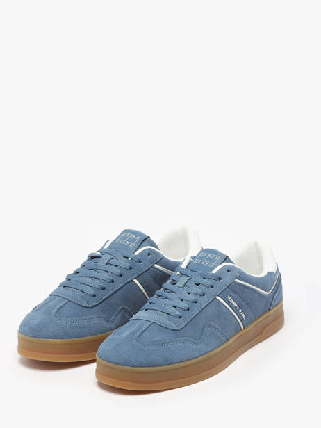 Sneakers En Cuir Tommy hilfiger Bleu men 1516DA1 vue secondaire 1