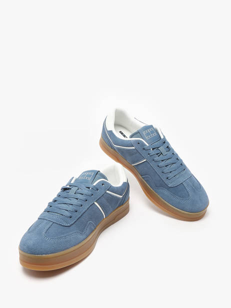 Sneakers En Cuir Tommy hilfiger Bleu men 1516DA1 vue secondaire 2