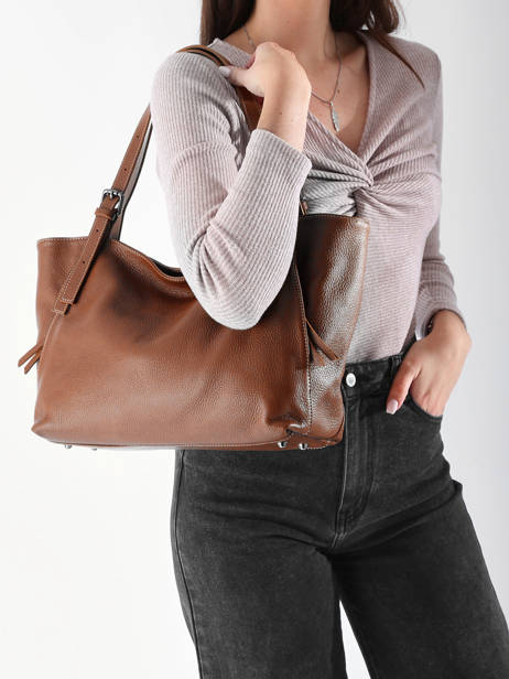 Handbag Caviar Leather Milano Brown caviar CA24066 other view 1