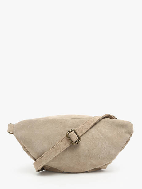 Sac Banane Milano Beige velvet VE24119 vue secondaire 4