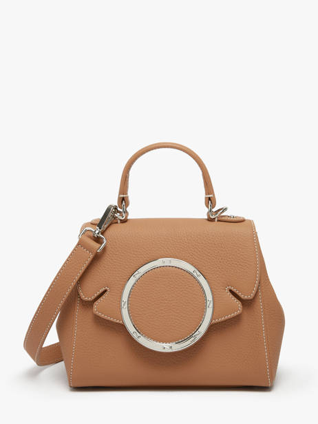 Leather Yumi Top Handle Bag Nathan baume Brown ginkgo 4