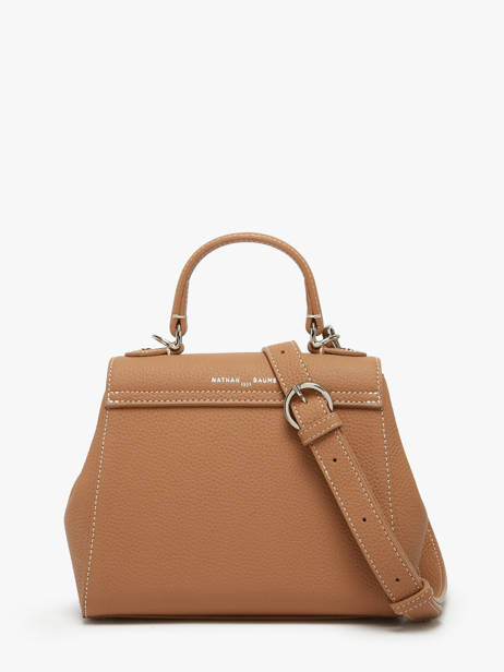 Leather Yumi Top Handle Bag Nathan baume Brown ginkgo 4 other view 4