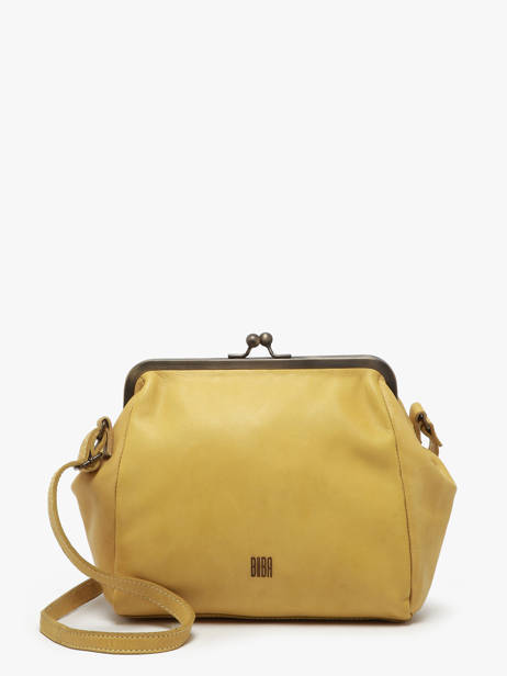 Sac Bandoulière Heritage Cuir Biba Jaune heritage BT22