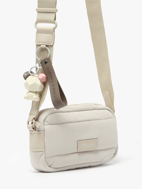 Sac Bandoulière Plum Polyester David jones Gris plum CM7475 vue secondaire 2