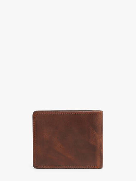 Portefeuille Porte-monnaie Cuir Maverick Marron the original MAVTO003 vue secondaire 2