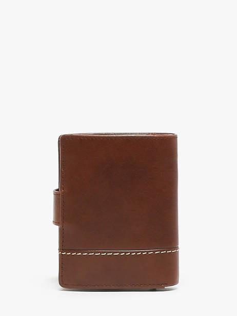 Checkholder With Coin Purse Leather Maverick Brown rough gear MAVRG063 other view 2