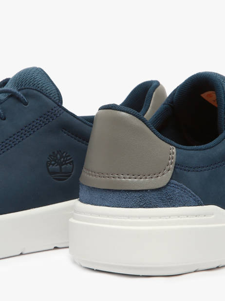 Sneakers Bay Low Lace En Cuir Timberland Bleu men 292C2881 vue secondaire 3