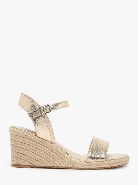 Sandales Talon Compensé Tamaris Or women 42