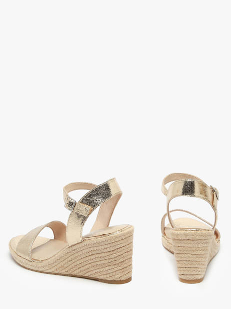Sandales Talon Compensé Tamaris Or women 42 vue secondaire 2