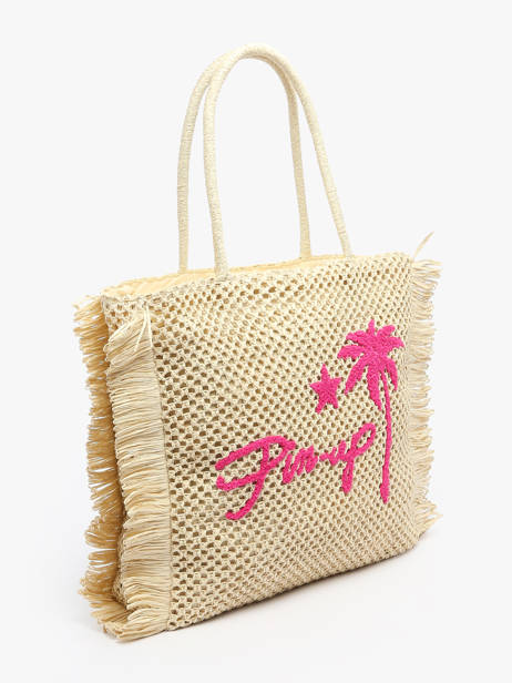 Sac Porté épaule Cabas Polyester Gerard pasquier Beige cabas P25034 vue secondaire 2