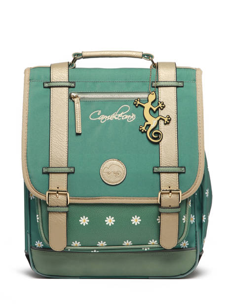 2-compartment Vintage Fantasy Backpack Cameleon Green vintage fantasy SD39 other view 7