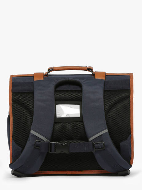 Cartable Enfant 2 Compartiments Cameleon Marron vintage urban CA38 vue secondaire 4