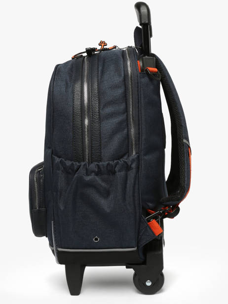 Sac A Dos à Roulettes 2 Compartiments Cameleon Orange vintage urban SR40 vue secondaire 2