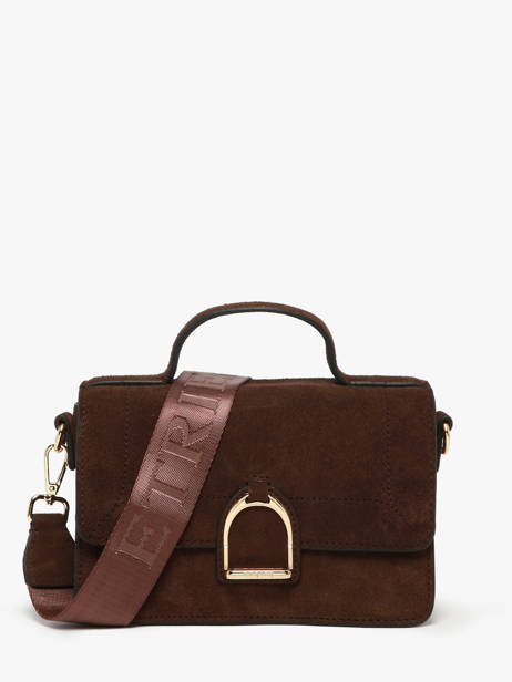Sac Bandoulière Altesse Suede Etrier Marron altesse suede EASU048S