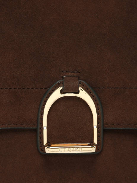Sac Bandoulière Altesse Suede Etrier Marron altesse suede EASU048S vue secondaire 4