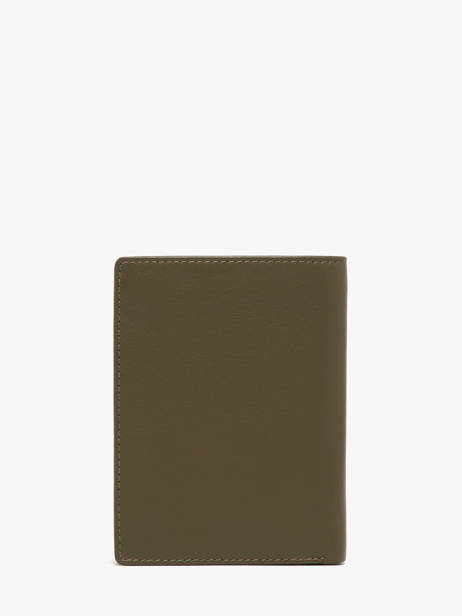 Portefeuille Cuir Yves renard Vert smooth 15418 vue secondaire 3