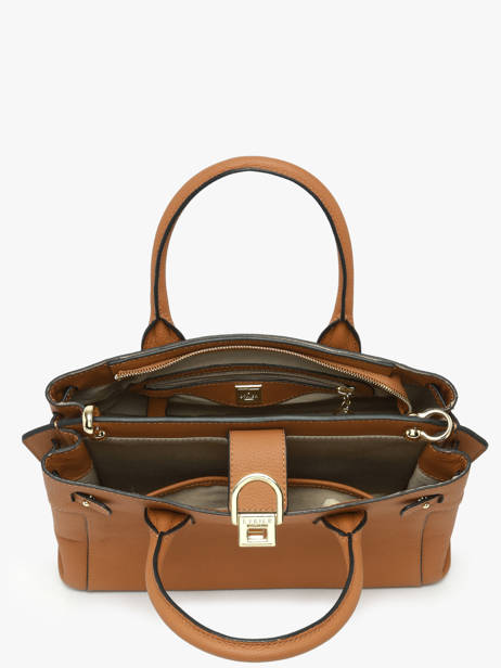 Sac Porté Main M Equestre Cuir Etrier Marron equestre EEQT142M vue secondaire 3