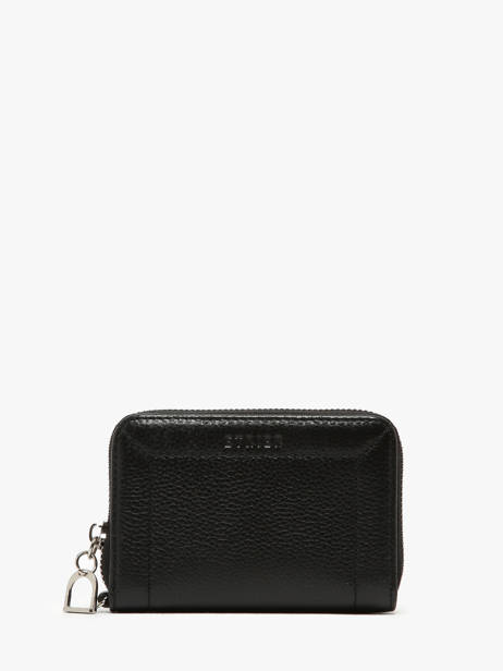 Porte-monnaie Cuir Etrier Noir altesse EALT096M