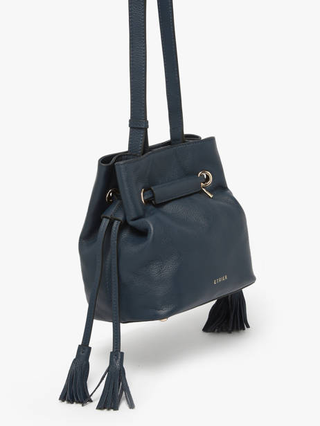 Sac Bourse S Tradition Cuir Etrier Bleu tradition ETRA004S vue secondaire 1