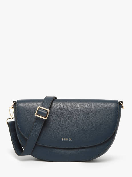 Sac Bandoulière Tradition Cuir Etrier Bleu tradition ETRA065M