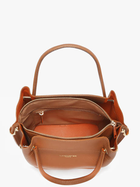 Leather Foulonné Double Satchel Lancaster Brown foulonne double 18 other view 3