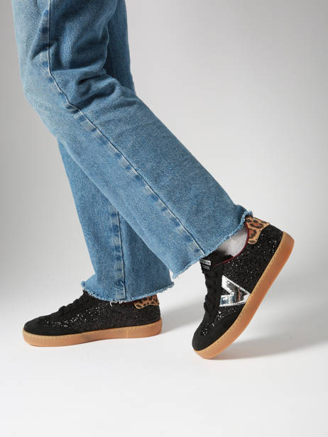 Sneakers Berlin In Leather Victoria Black women 1126223 other view 1