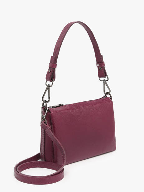 Sac Bandoulière Caviar Cuir Milano Rouge caviar CA25065 vue secondaire 2