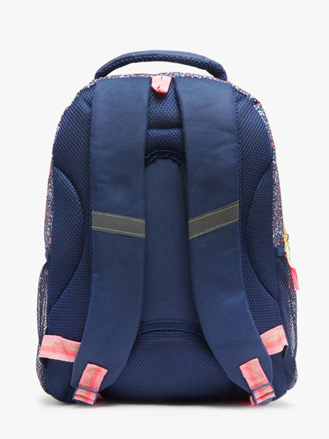 2-compartment Backpack Milky kiss Blue floral fame 3700526 other view 4