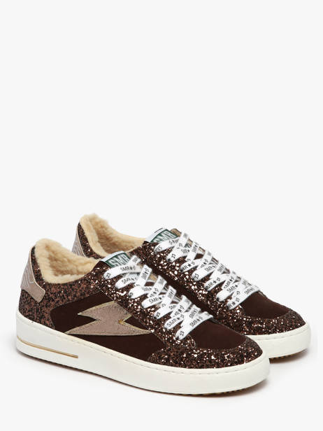 Sneakers Noubar In Leather Semerdjian Brown women NOUBAR other view 2