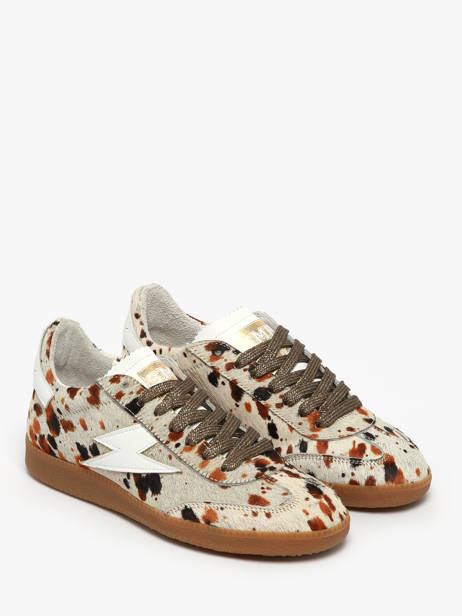 Sneakers Aslan In Leather Semerdjian Multicolor accessoires ASLAN other view 2