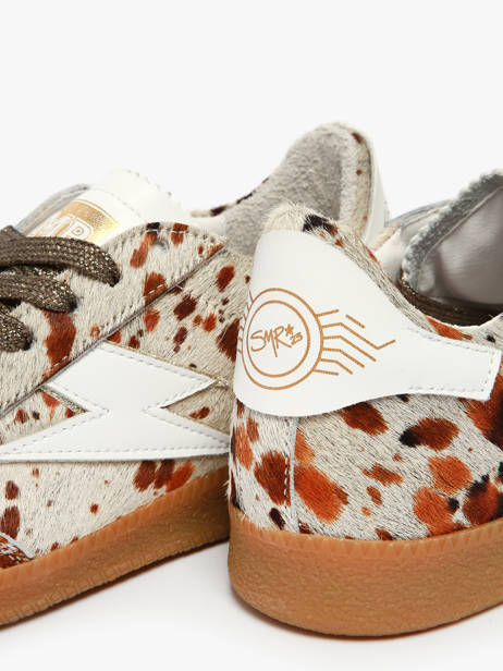 Sneakers Aslan In Leather Semerdjian Multicolor accessoires ASLAN other view 3