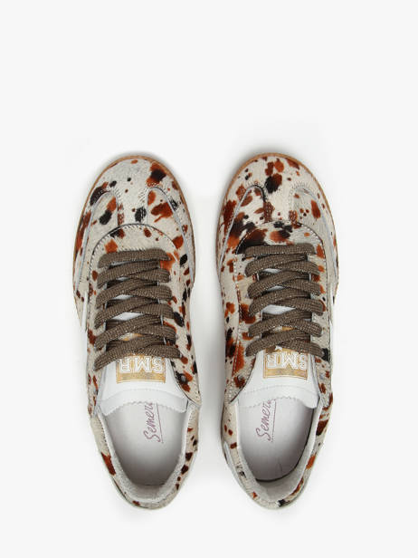 Sneakers Aslan In Leather Semerdjian Multicolor accessoires ASLAN other view 4