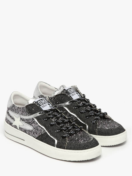 Sneakers Vana In Leather Semerdjian Black women VANA other view 2