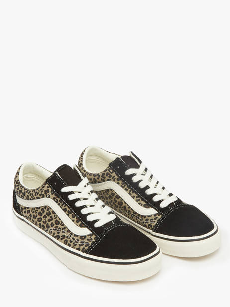 Sneakers Old Skool In Leather Vans Black women D6WYY61 other view 2
