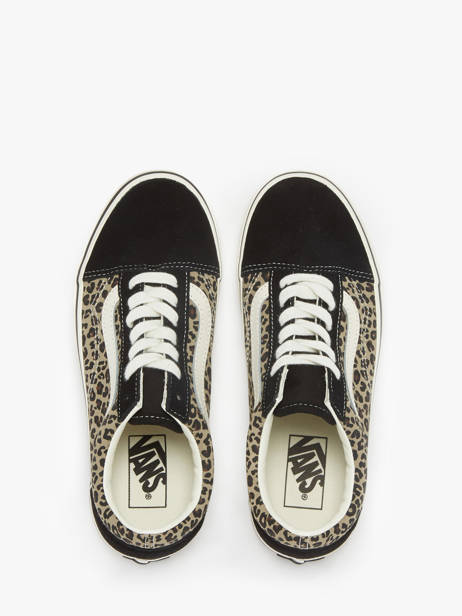 Sneakers Old Skool In Leather Vans Black women D6WYY61 other view 4
