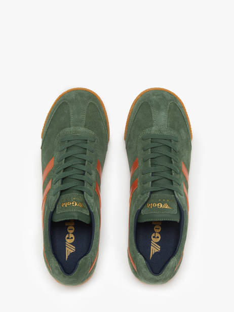 Sneakers Harrier In Leather Gola Green men CMA192 other view 4