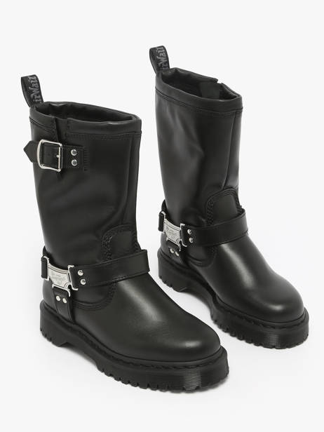Boots Anistone In Leather Dr martens Black women 32199001 other view 2