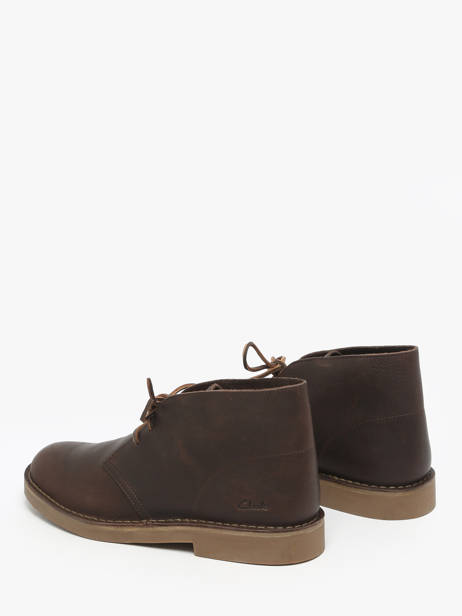 Boots Desert In Leather Clarks Brown men 26183363 other view 3