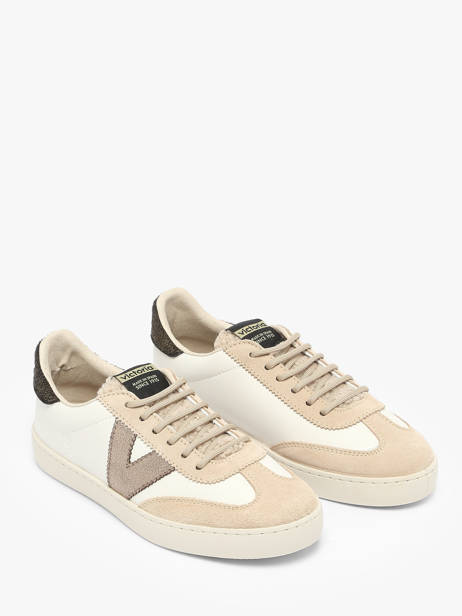 Sneakers Berlin In Leather Victoria Beige women 1126222 other view 2