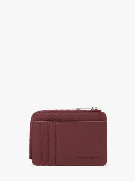 Leather Coin Purse With Card Slots Nathan baume Violet original n 217N other view 2
