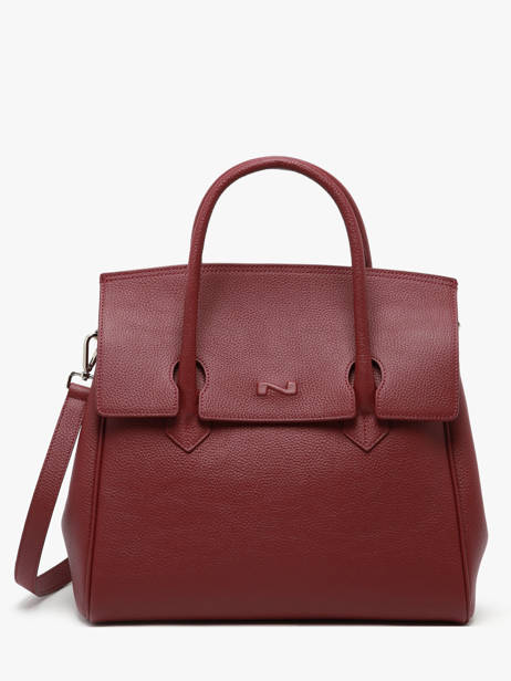 Top Handle Clara Leather Nathan baume Violet nathan 2