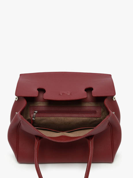Top Handle Clara Leather Nathan baume Violet nathan 2 other view 2