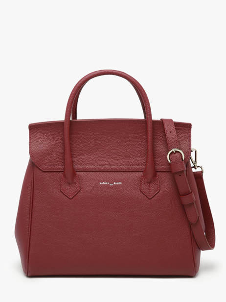 Top Handle Clara Leather Nathan baume Violet nathan 2 other view 3