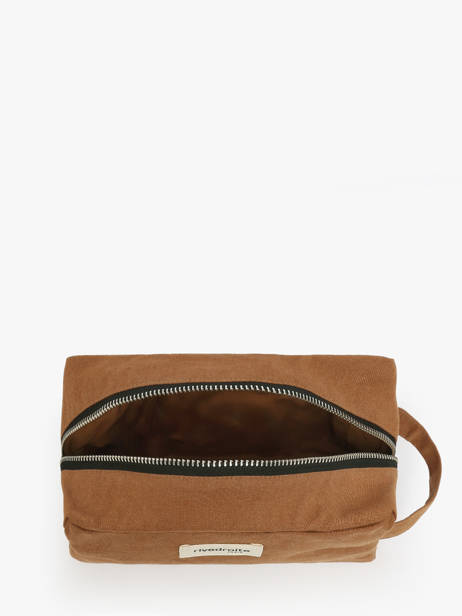 Recycled Cotton Tournelles Xl Zipped Pouch Rivedroite Beige timeless TOURXTIM other view 1